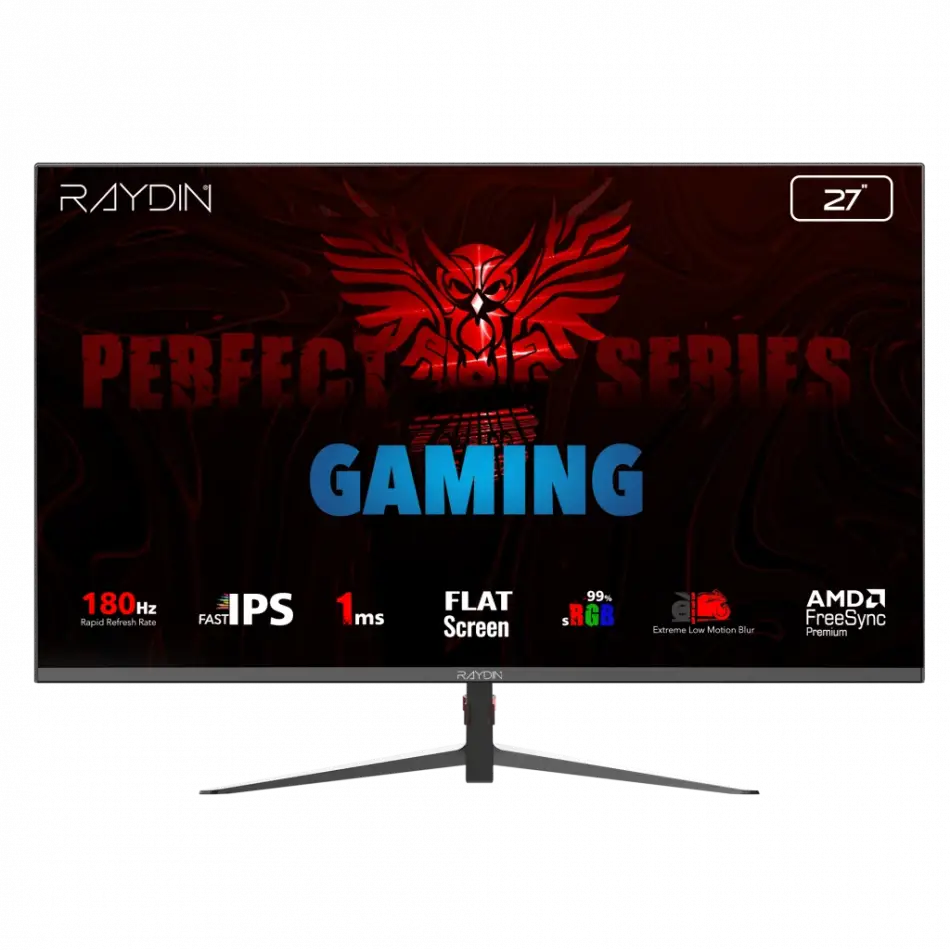 Raydın Mm27dfı-180hz, 27, 1ms, 180hz, Full Hd, Hdmı, Dp, Ips Led, Flat, Frameless, Freesync Gaming Monitör