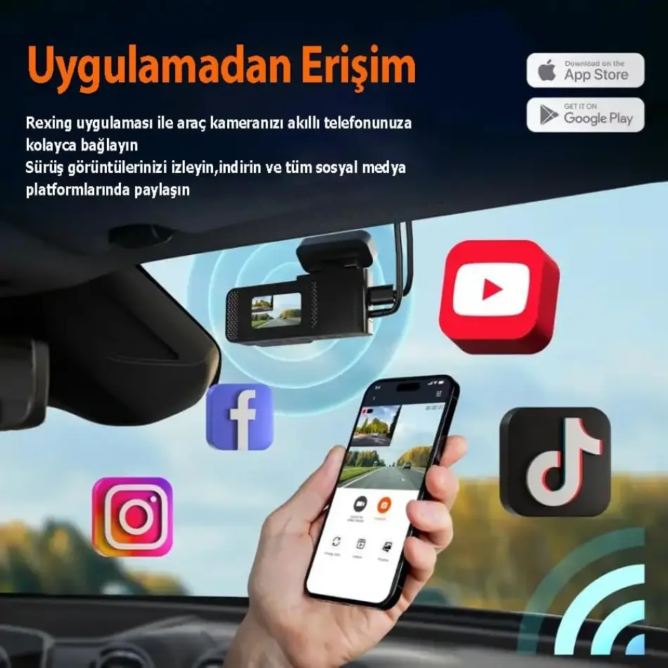 Rexıng C2 2k Wıfı 32gb Sd Kart