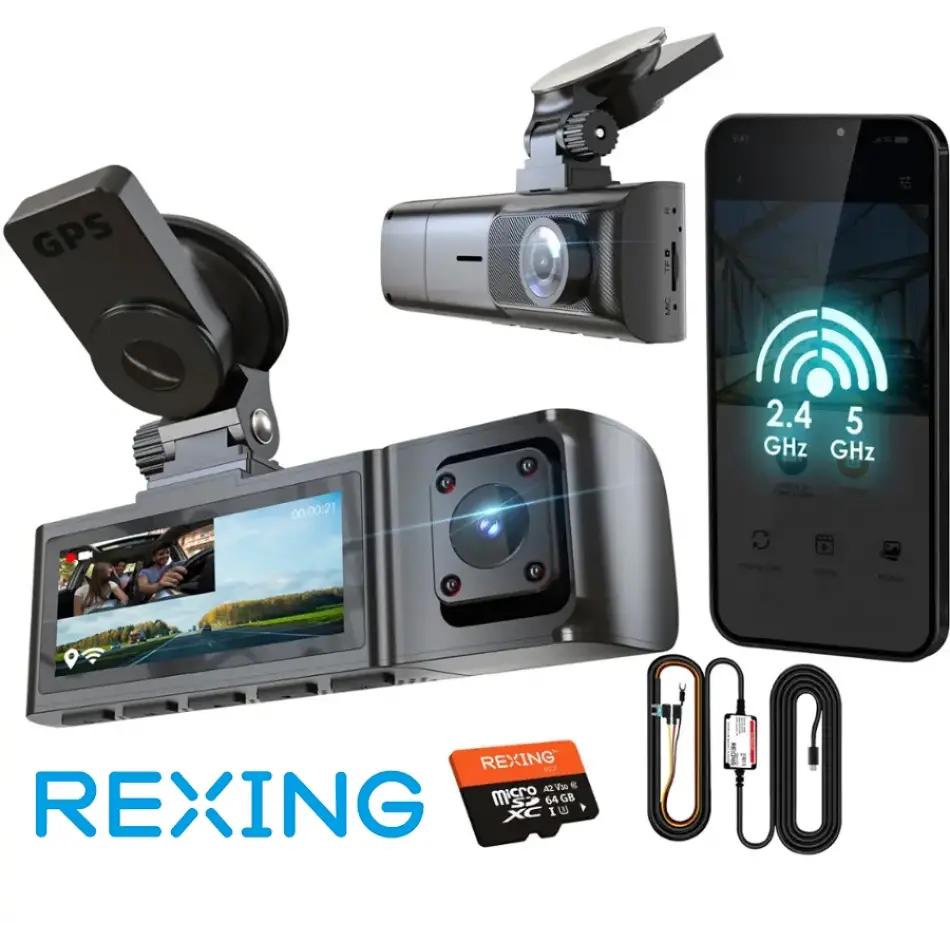 Rexıng R316 4k Gps Wı-fı Arac Kamerası + 64gb Sd