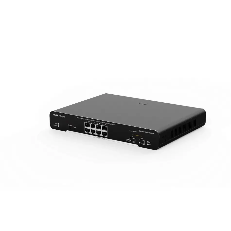 Reyee Rg-nbs3100-8gt2sfp-p 8 Portlu Gigabit L2