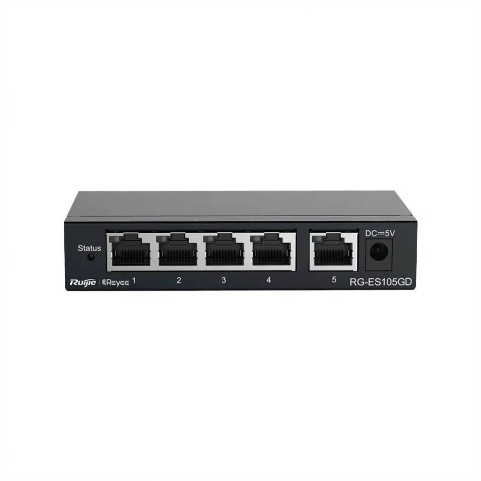 Ruıjıe Reyee Rg-es105gd 5 Port Gigabit Switch  Metal Kasa