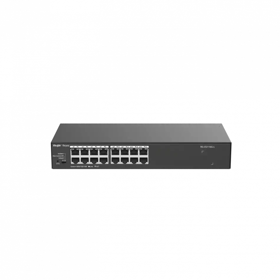 Ruijie-reyee Rg-es116g-l 16xge Yönetilemez Network Switch