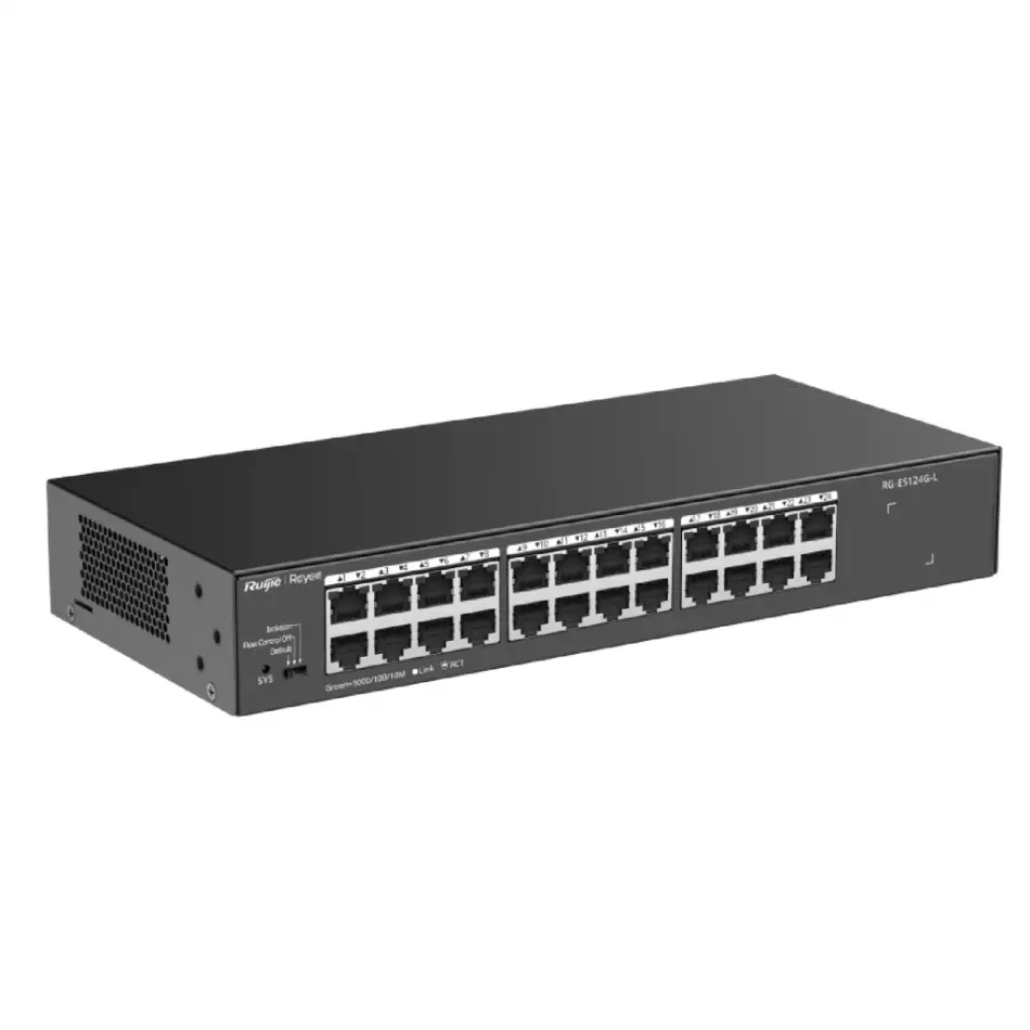 Ruıjıe Reyee Rg-es124g-l 24port Gigabit Switch  Metal Kasa