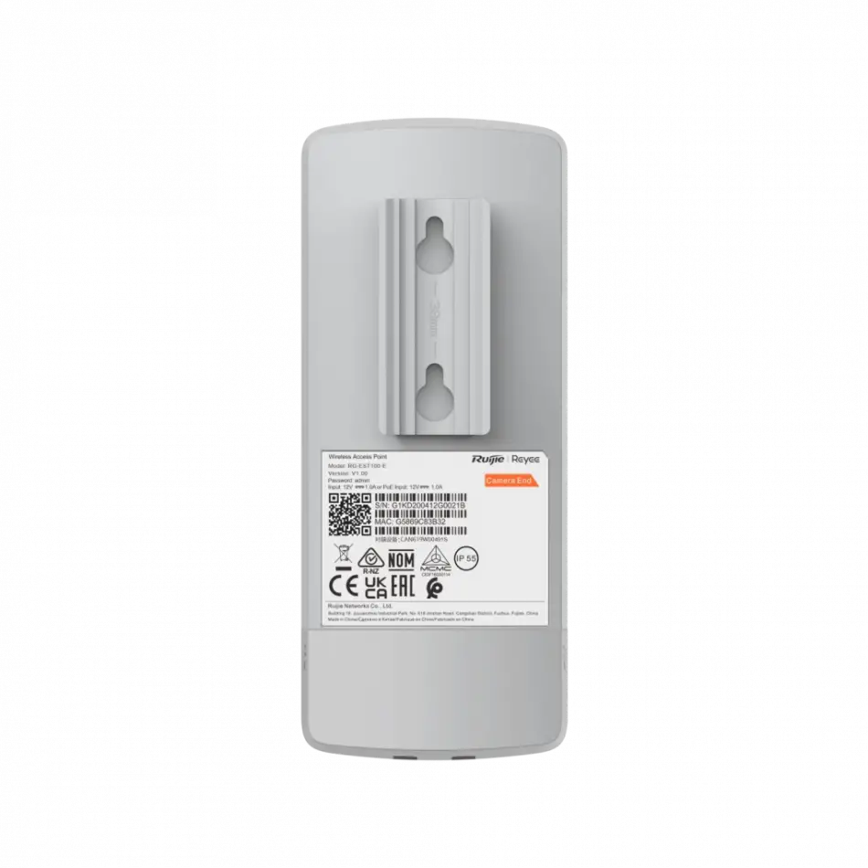 Ruıjıe Reyee Rg-est100-e, 2port, 300mbps, 2.4ghz, Pasif Poe, Dış Ortam, Noktadan Noktaya Ptp, Acces Point, Kutu İçeriği 2 Adet, (500m)