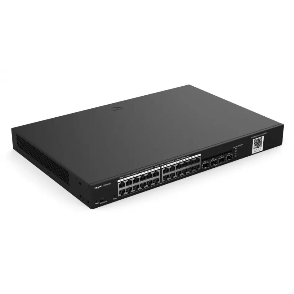Ruijie-reyee Rg-nbs3100-24gt4sfp-p 24xge-4xge/sfp Yönetilebilir 370w Poe Switch