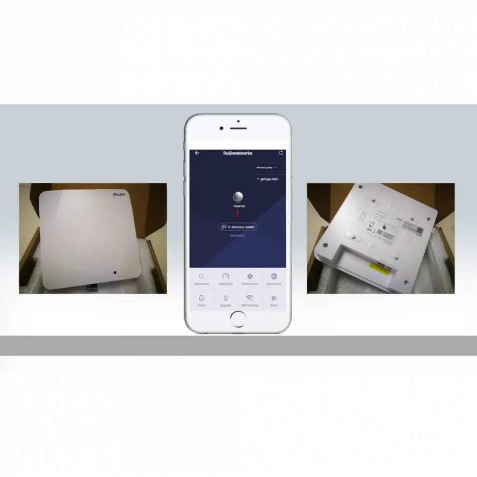 Ruıjıe Reyee Rg-rap2200(e), 2port Gigabit, 1267mbp Dual Band, Wifi 5, Poe, Tavan Tipi, Reyee Mesh, Access Point