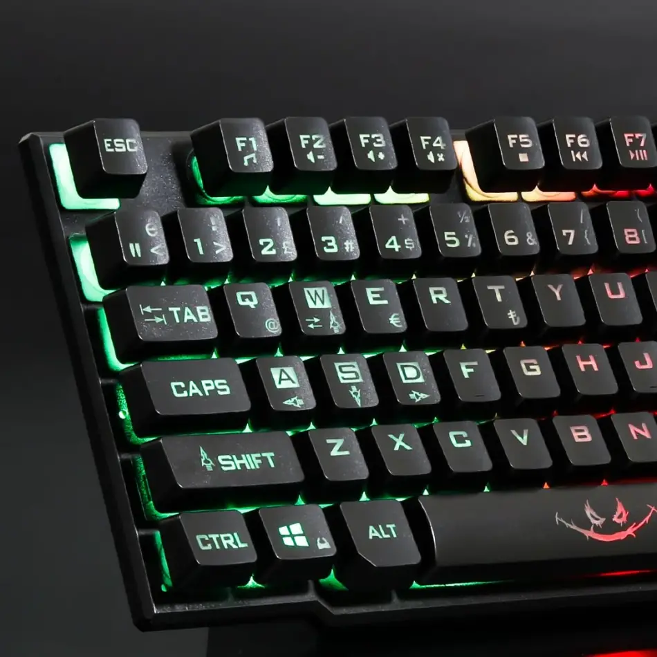 Rush Rk112 Q Usb Mekanik His İngilizce Klavye,siya