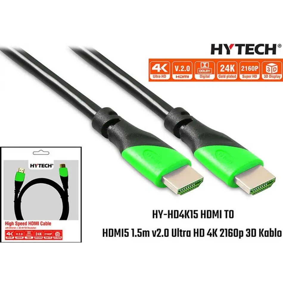 S-lınk-hytech Hy-hd4k15  15m Hdmı Kablo V2.0 Uhd 4