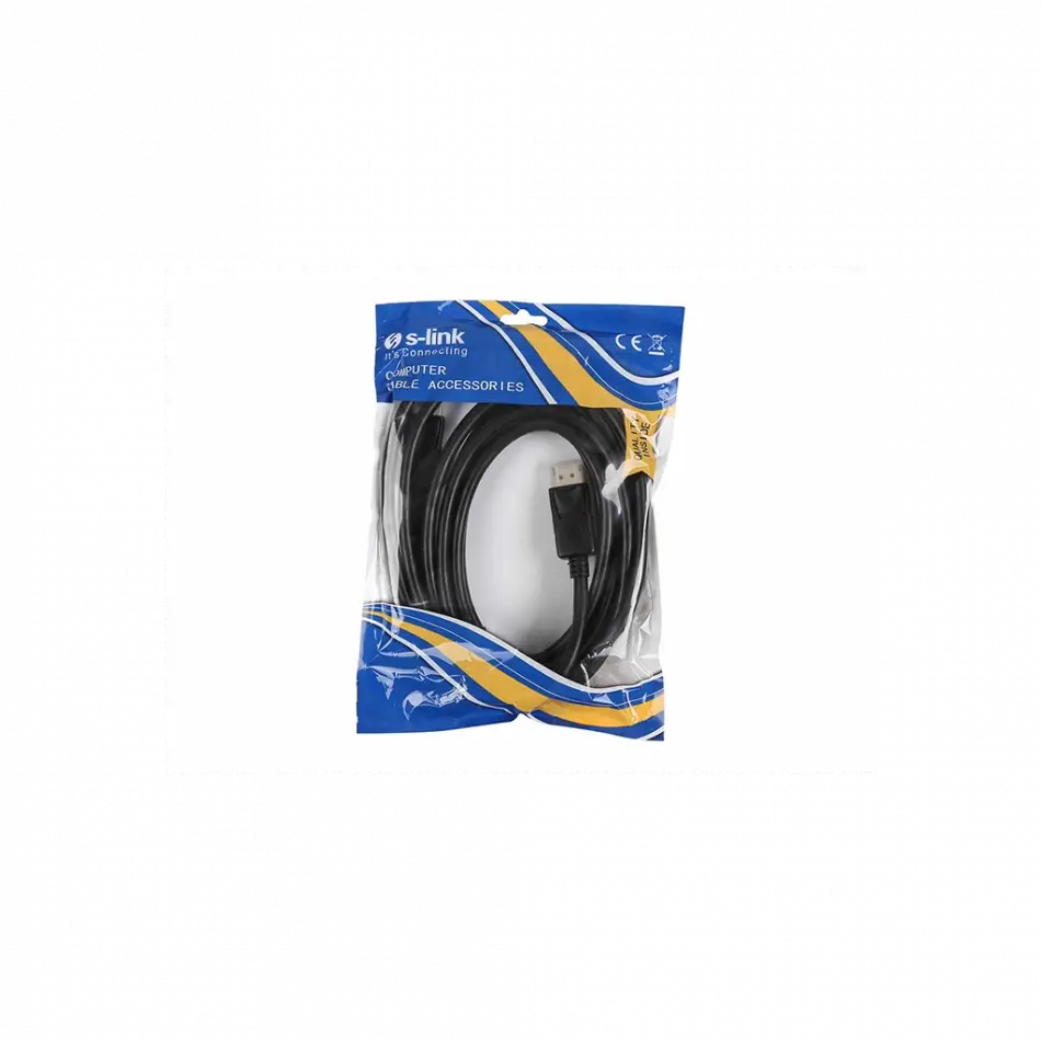 S-lınk Sl-463, Display Port (dp) Kablo, İki Ucu Erkek, 3 Metre