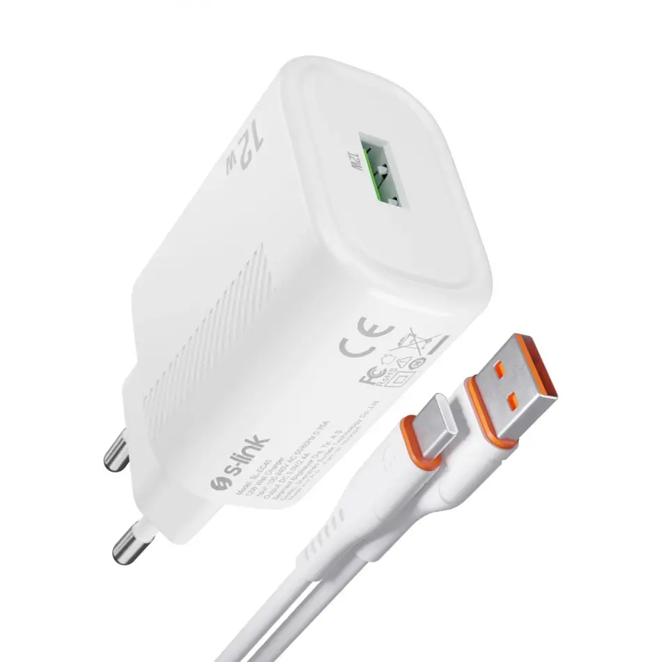 S-link Sl-ec40t Type-c Kablolu 5v 2400ma Beyaz