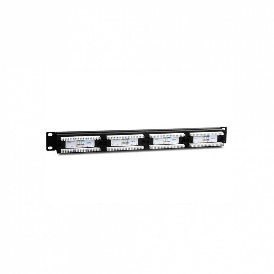 S-lınk Sl-f624 Cat6 Patch Panel, 24-port, Utp, 1u