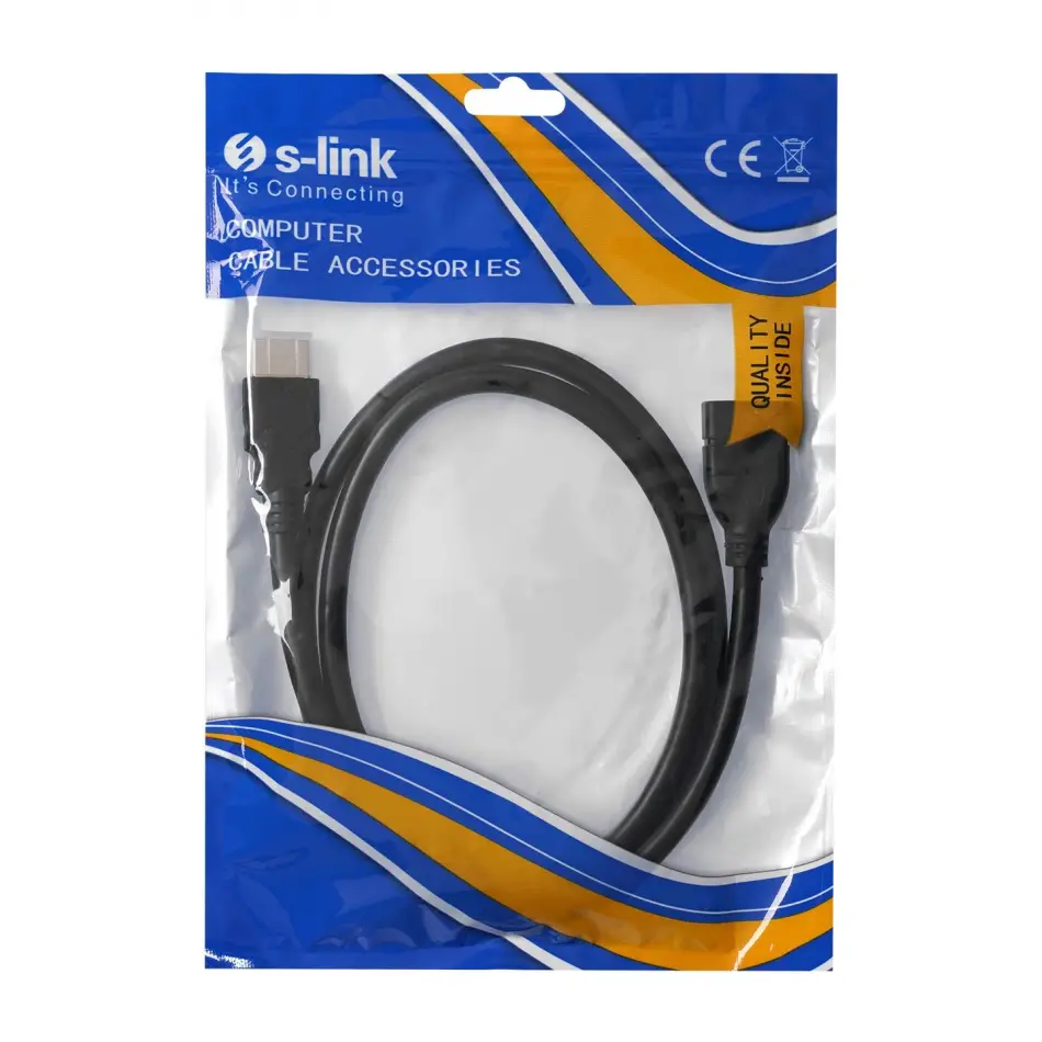 S-link Sl-hf10 1m Hdmi => Hdmi 3d,3v Uzatma