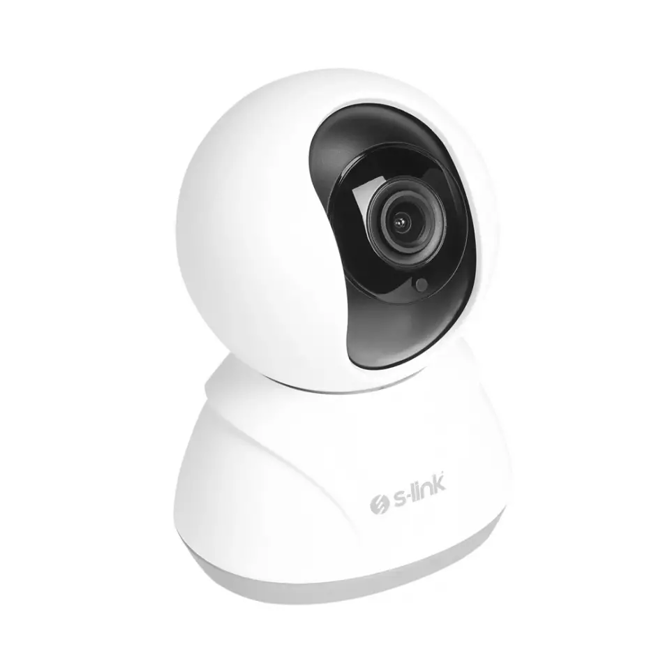 S-lınk Sl-ınd02, Ev/bebek Güvenlik Kamerası, Wifi, 3mpix, 3.6mm Lens, 10m. Gece Görüşü, Hareket Algılama, İki Yönlü Ses, Micro Sd Kartlı, Tuya Yazılım