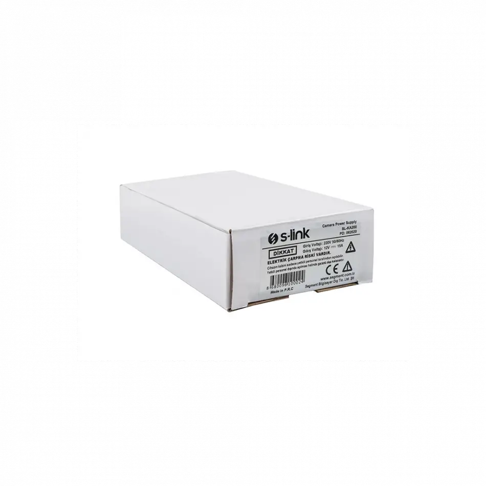 S-lınk Sl-ka200, 12v, 15a, Switch Mode, Dc Adaptör