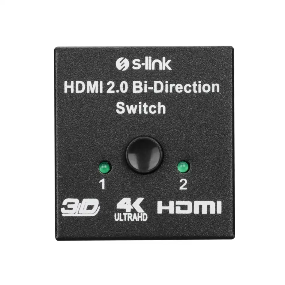 S-link Sl-lu613, 2 Port Hdmı, Çift Yönlü Switch Ve Splitter