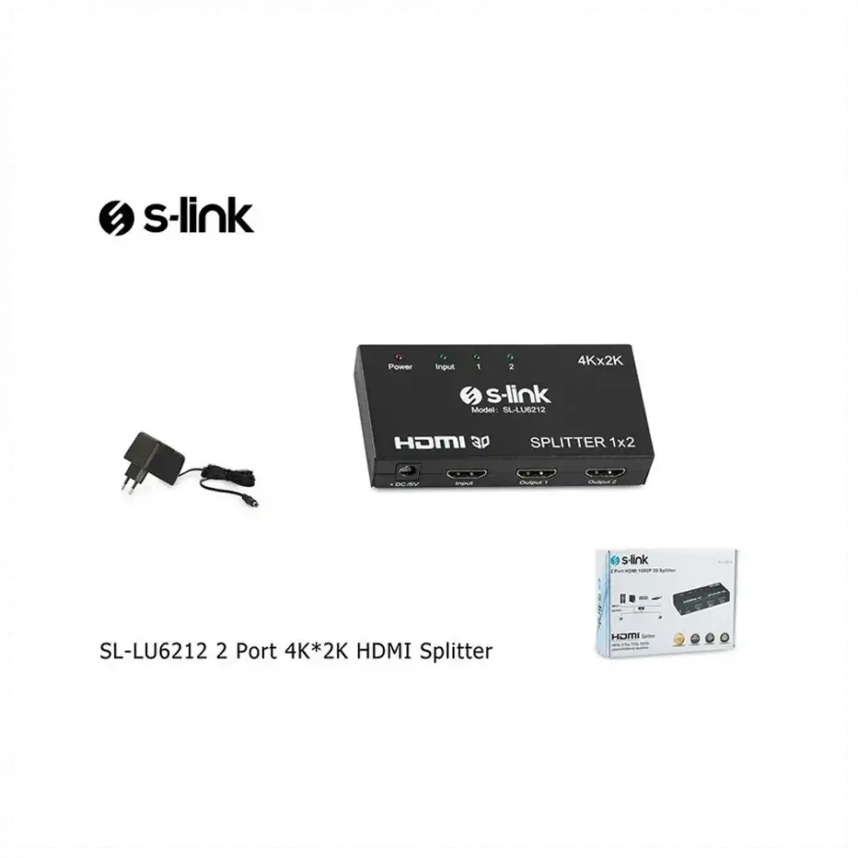 S-lınk Sl-lu6212, Hdmı Çoklayıcı, 1giriş, 2çıkış, (1pc-2monitör)