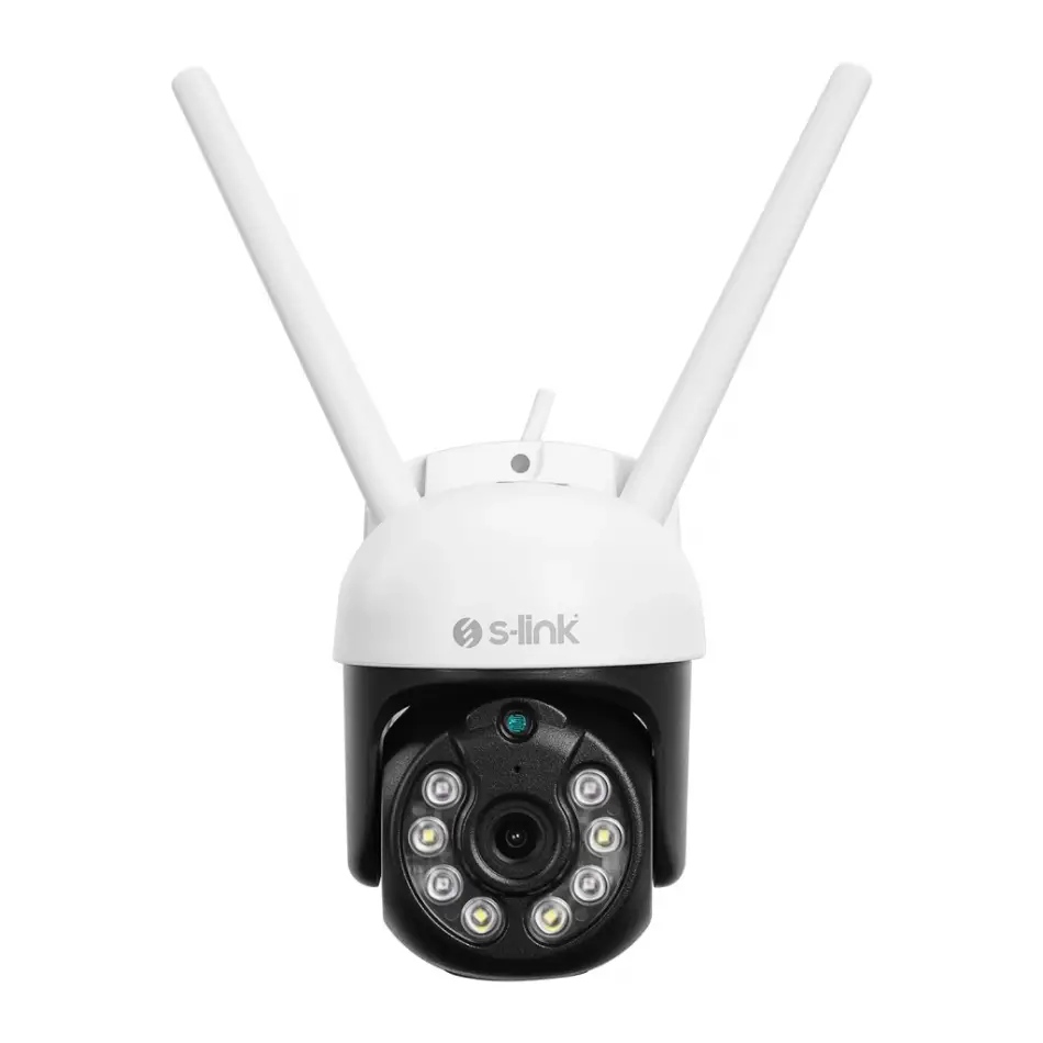 S-lınk Sl-ptz01, Akıllı Güvenlik Kamerası, Wifi, 3mpix, 3,6mm Lens, 25m. Gece Görüşü, Hareket Algılama, İki Yönlü Ses, Micro Sd Kartlı, Tuya Yazılım