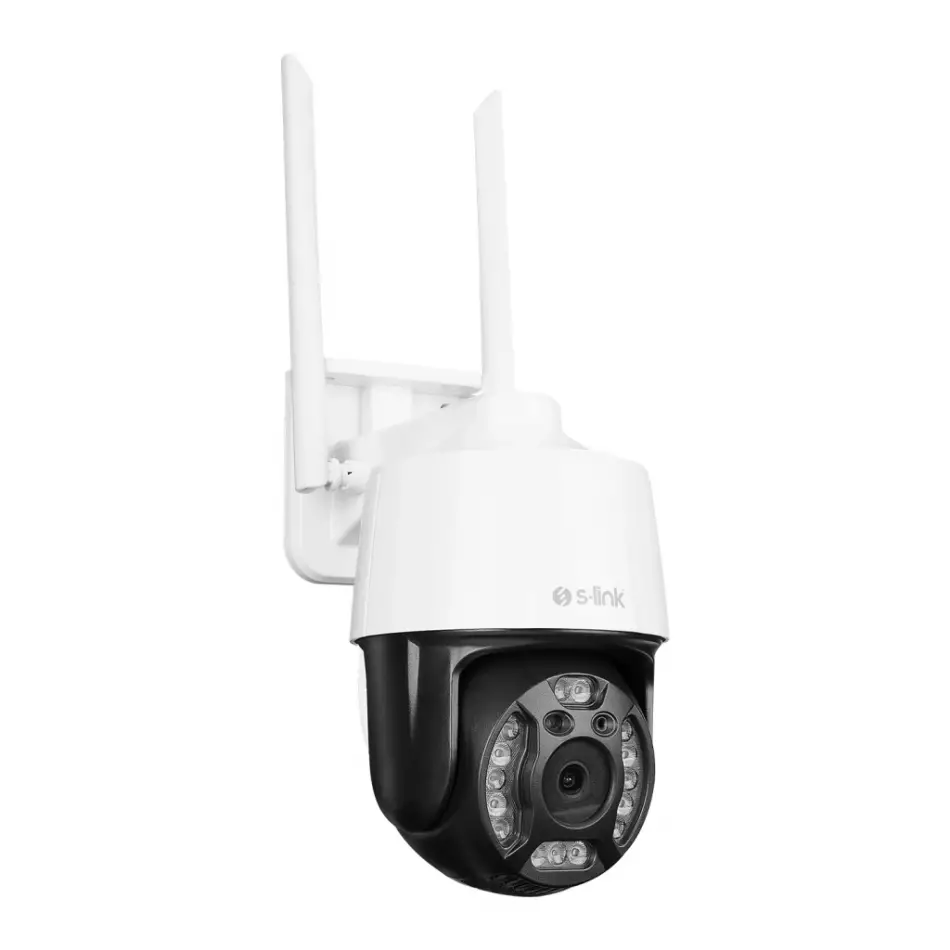 S-lınk Sl-ptz02, Akıllı Güvenlik Kamerası, Wifi, 3mpix, 2,8mm Lens, 25m. Gece Görüşü, Hareket Algılama, İki Yönlü Ses, Micro Sd Kartlı, Tuya Yazılım