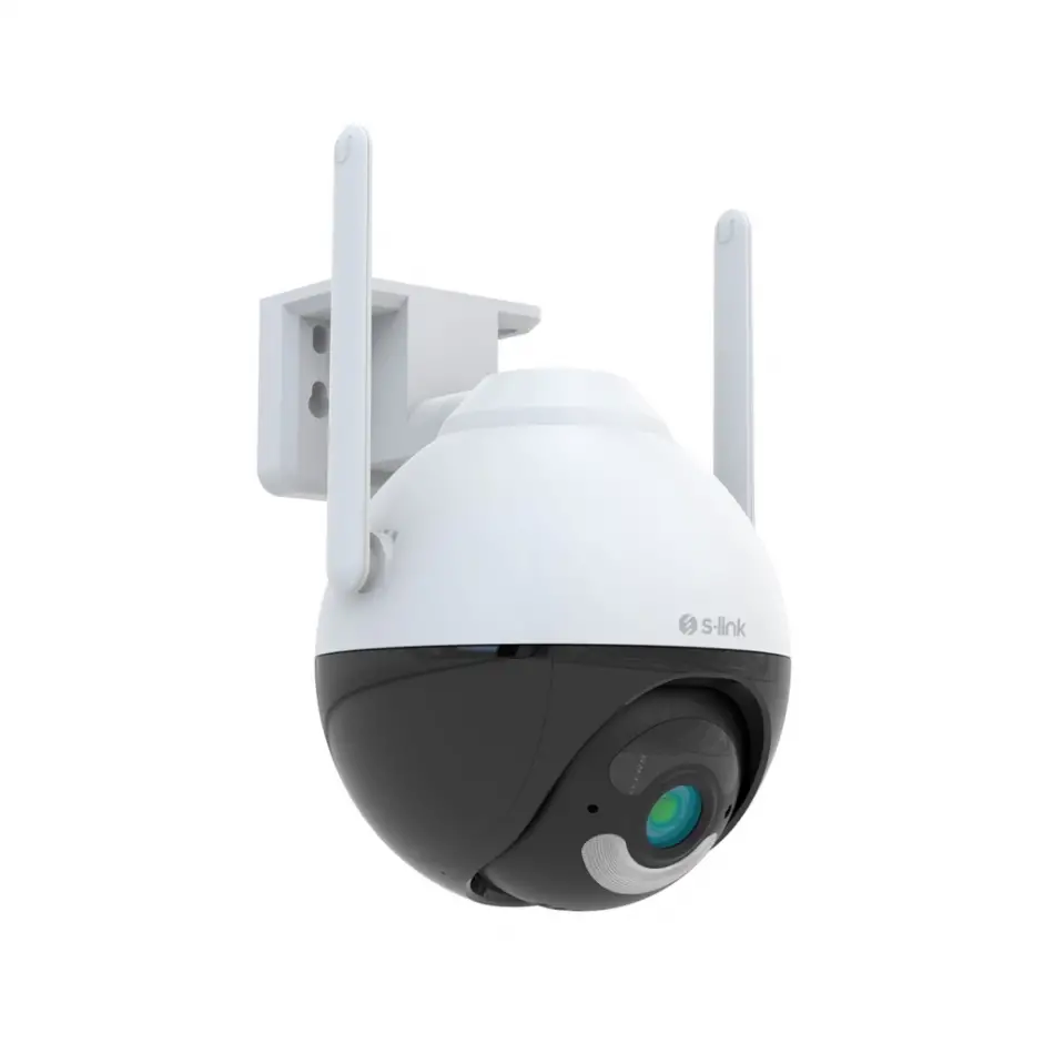 S-lınk Sl-ptz04, Akıllı Güvenlik Kamerası, Wifi, 4mpix, 3.6mm Lens, 25m. Gece Görüşü, Hareket Algılama, İki Yönlü Ses, Micro Sd Kartlı, Tuya Yazılım
