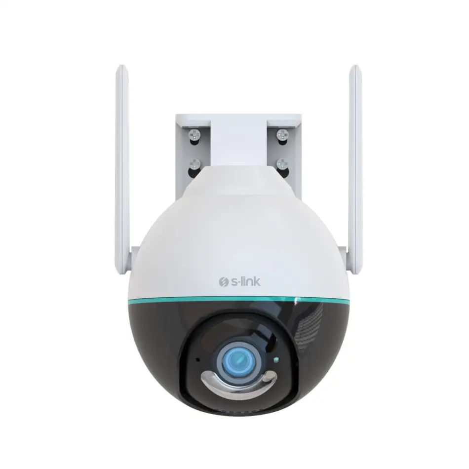 S-lınk Sl-ptz04, Akıllı Güvenlik Kamerası, Wifi, 4mpix, 3.6mm Lens, 25m. Gece Görüşü, Hareket Algılama, İki Yönlü Ses, Micro Sd Kartlı, Tuya Yazılım