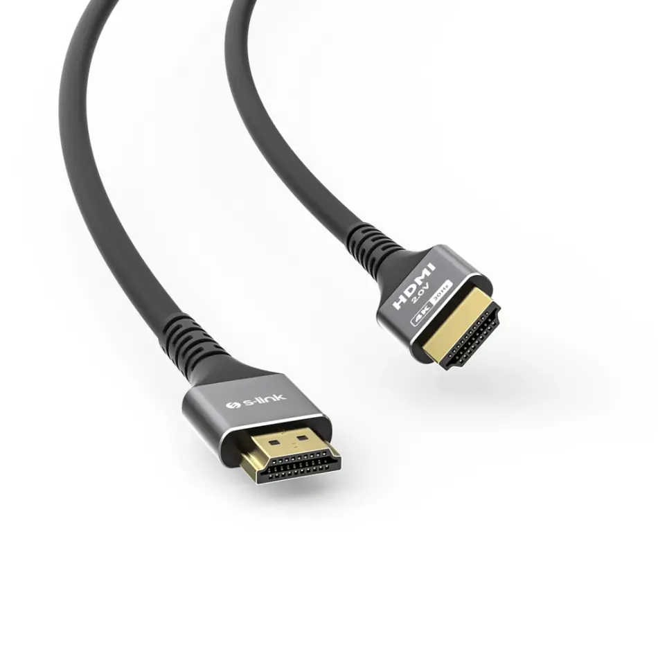 S-lınk Sw-sgg039, 4k Uhd, Hdmı V2,0 Kablo. 15mt. 30hz. Metal Uçlu, Kablo