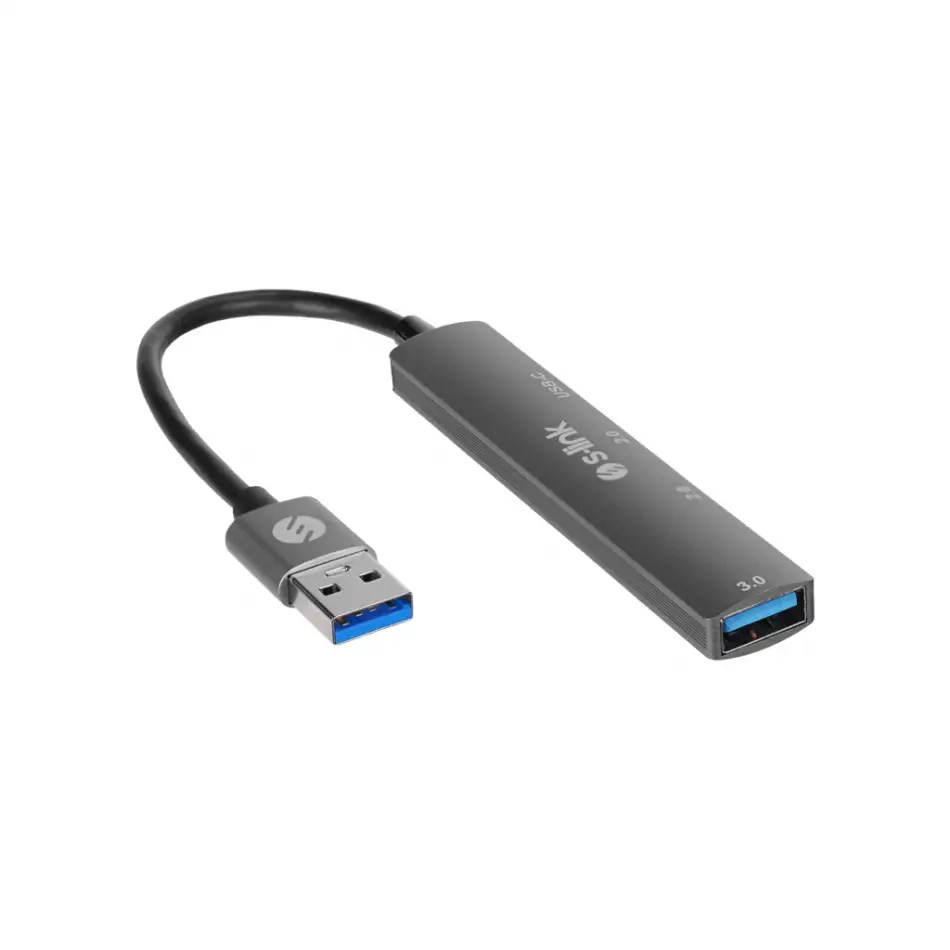 S-lınk Sw-u322, Usb3.0 To 2xusb 2.0, 1xusb 3.0, 1xtype-c, Metal, Usb Hub
