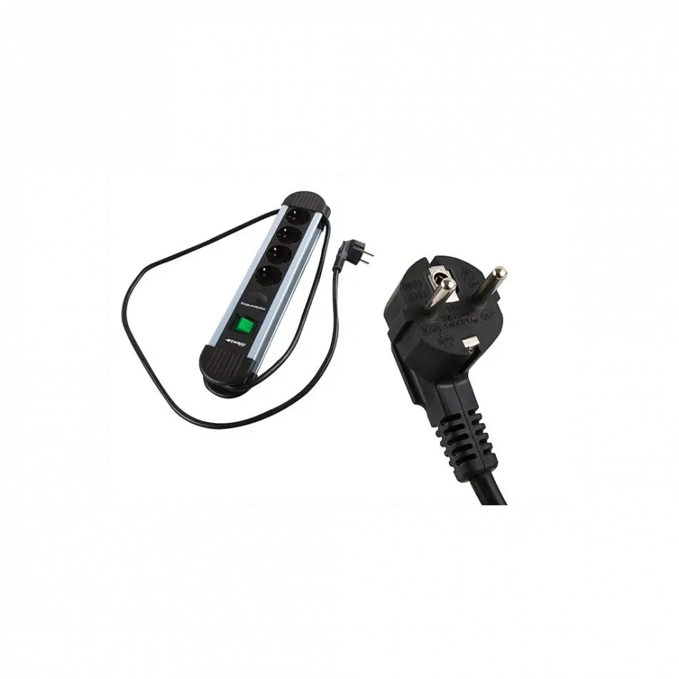 S-lınk Swapp Spgks03, 3 Soket, Akım Korumalı Priz, 1.5mt Kablo, 900 Joule (gri) %100 Bakır