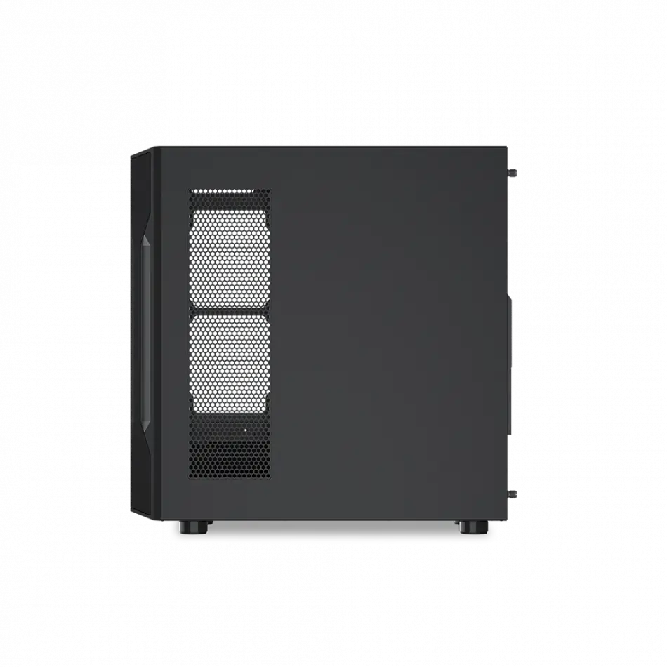 Sama S40bk Black, H700bk 700w, 80 Plus, Tempered Glass Panel, Mesh Ön Panel, Type-c, 4x120mm Argb Fan, Atx, Gamıng Kasa