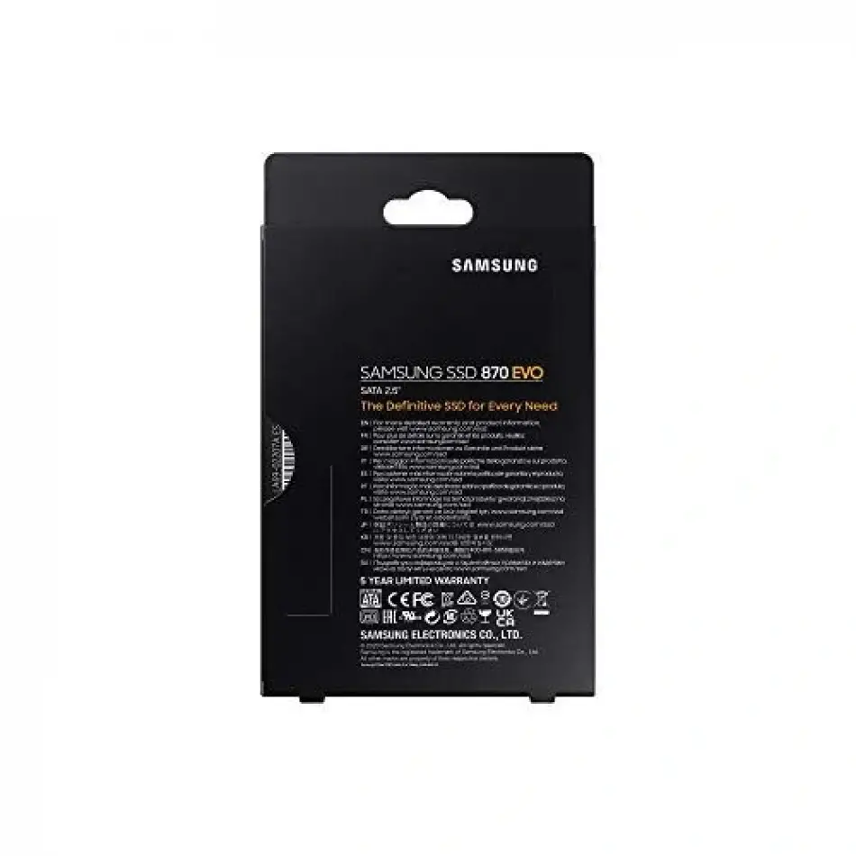 Samsung 500gb 870 Evo 2,5 Mz-77e500bw 560/530mbs