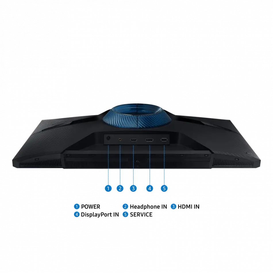 Samsung Ls24dg302euxuf, Odyssey, 24 1ms, 180hz, Full Hd, Hdmı, Dp,  Pivot, Amd Freesync, Va Panel Gamıng Monitör