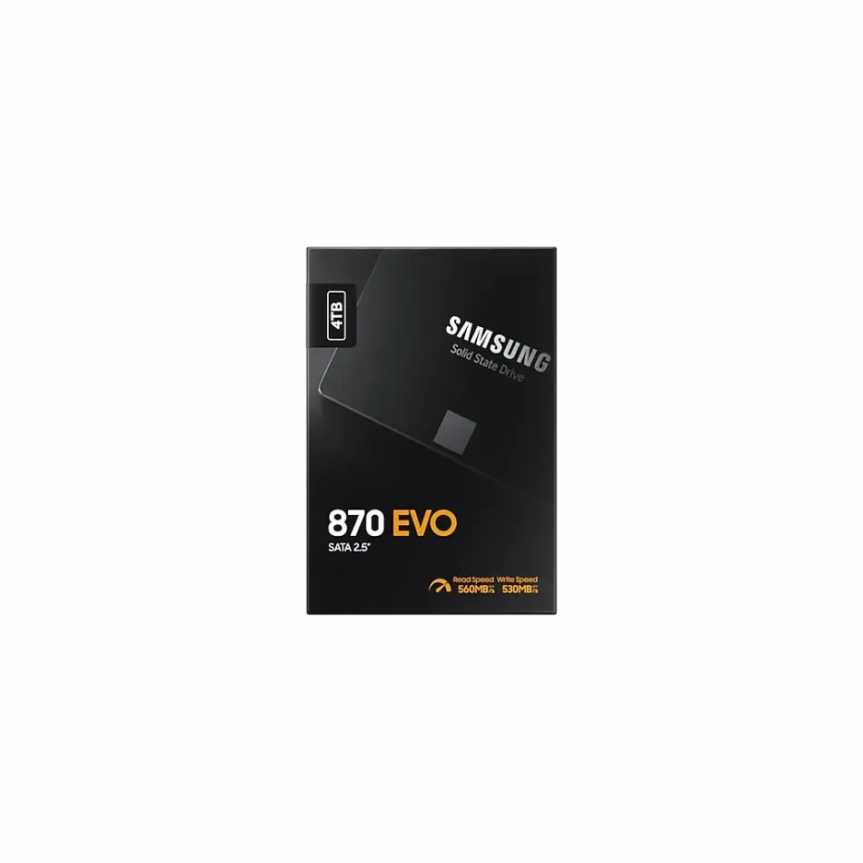 Samsung Mz-77e4t0bw 870 Evo 4tb 560/530, 2,5 Sata Ssd (türkiye Distribütörü Garantili)