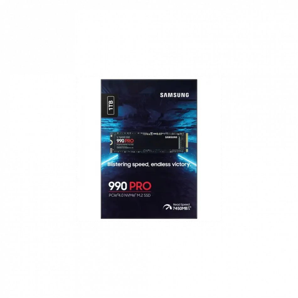 Samsung Mz-v9p1t0bw, 990 Pro, 1tb, 7450/6900, Gen4, Nvme Pcıe M.2 2280, Ssd (türkiye Distribütörü Garantili)