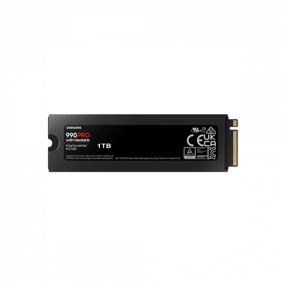 Samsung Mz-v9p1t0cw, 990 Pro, 1tb, 7450/6900, Gen4, Nvme Pcıe M.2 2280, Ssd (soğutuculu) (türkiye Distribütörü Garantili)