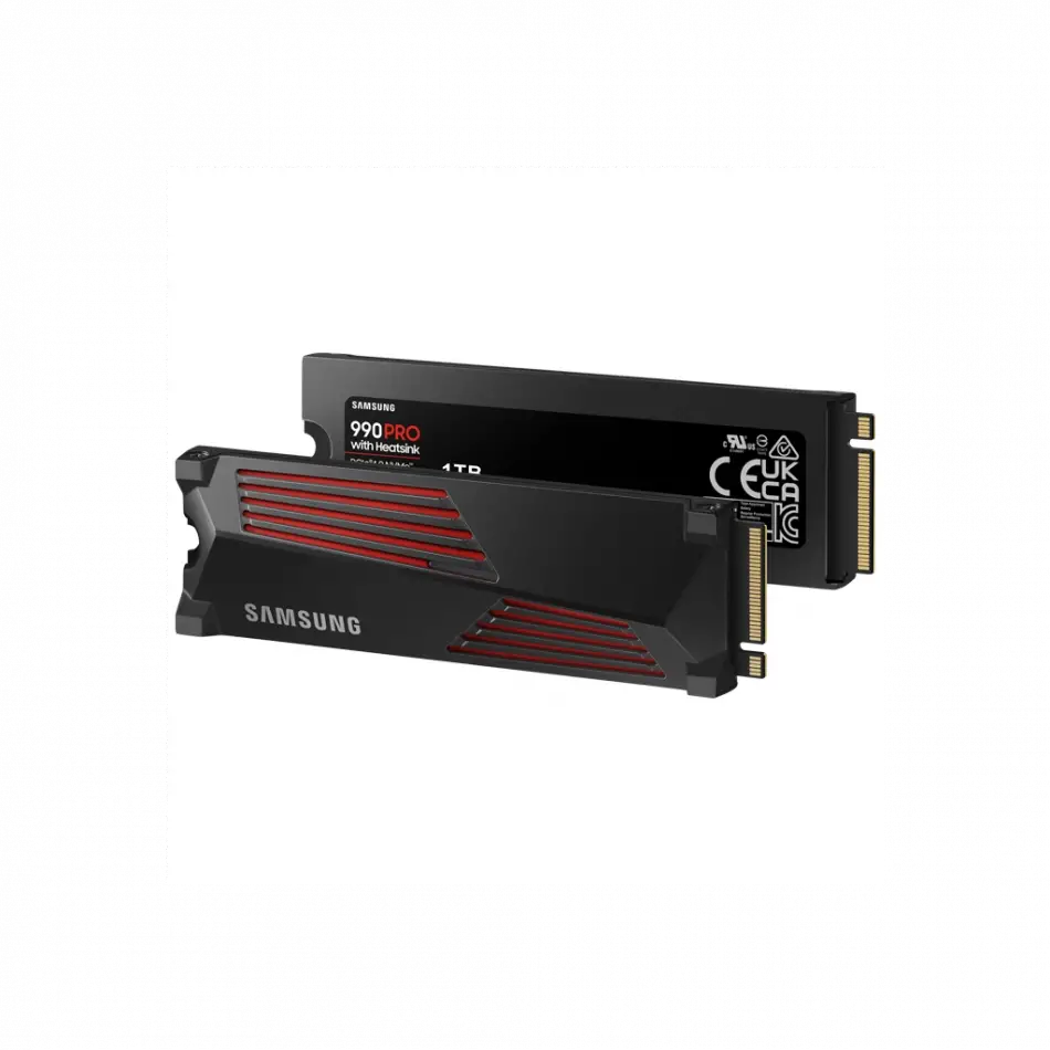 Samsung Mz-v9p1t0cw, 990 Pro, 1tb, 7450/6900, Gen4, Nvme Pcıe M.2 2280, Ssd (soğutuculu) (türkiye Distribütörü Garantili)