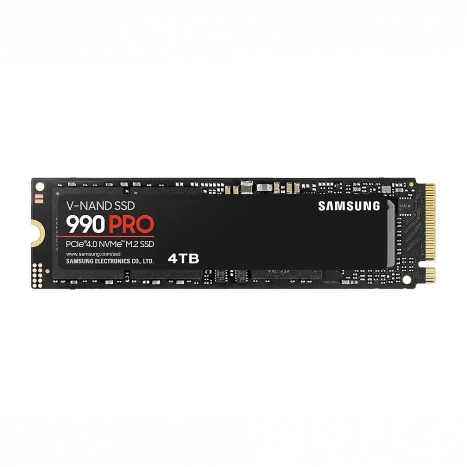 Samsung Mz-v9p4t0bw, 990 Pro, 4tb, 7450/6900, Gen4, Nvme Pcıe M.2 2280, Ssd (türkiye Distribütörü Garantili)