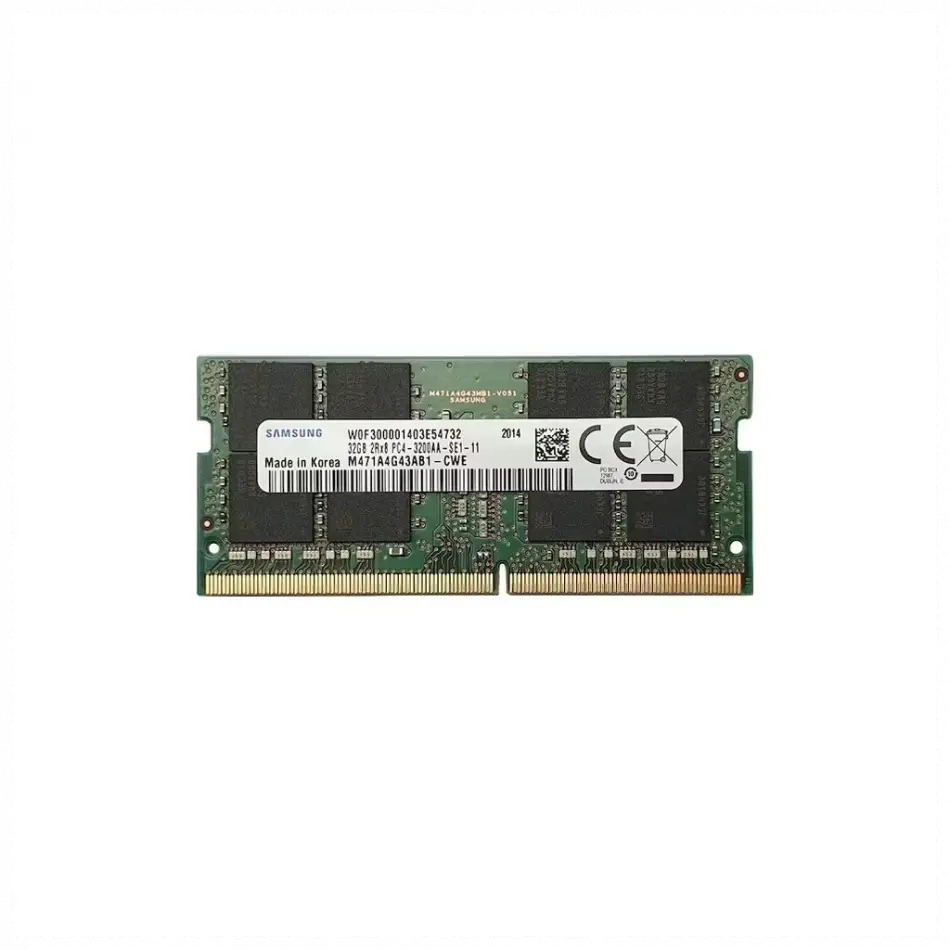 Samsung Samso3200/32, 32gb, Ddr4, 3200mhz,  1.2v Notebook Ram (m471a4g43ab1-cwe)