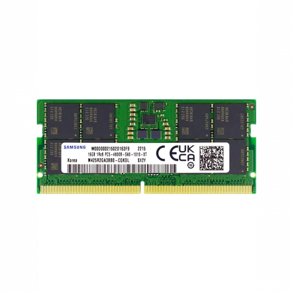 Samsung Samso4800/16, 16gb, Ddr5, 4800mhz,  Cl46, 1.1v Notebook Ram (m425r2ga3bb0--cQkol)