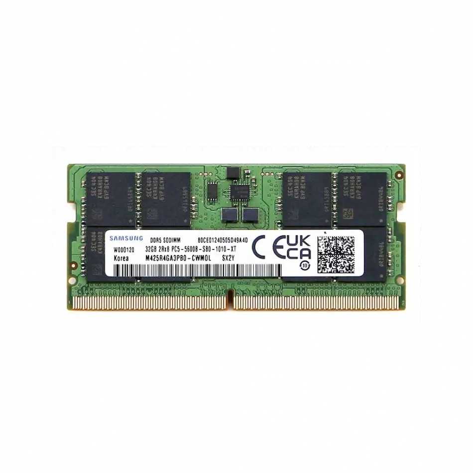 Samsung Samso5600/32, 32gb, Ddr5, 5600mhz,  Cl46, 1.1v Notebook Ram (m425r4ga3bb0-cww0l)