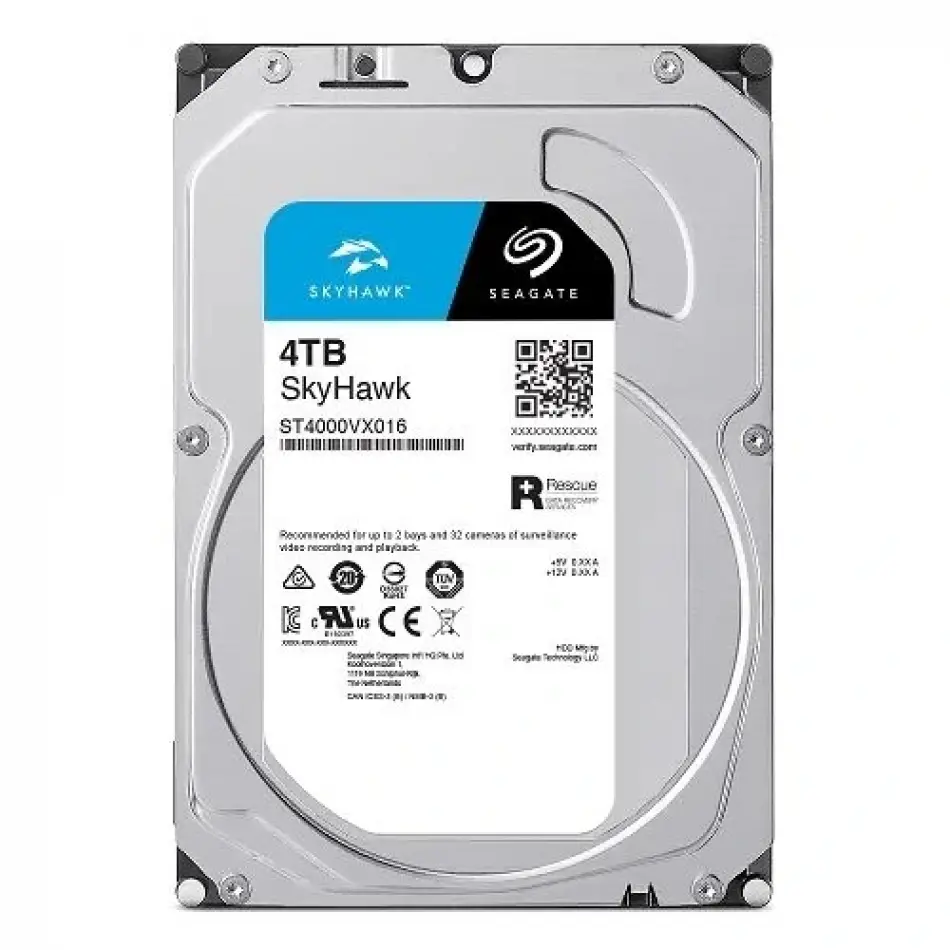 Seagate 4tb Skyhawk 7/24 Güvenlik St4000vx016