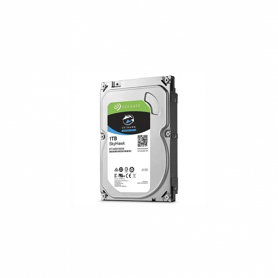 Seagate Skyhawk, St1000vx005, 3.5, 1tb, 64mb, 5900rpm, Güvenlik, Hdd