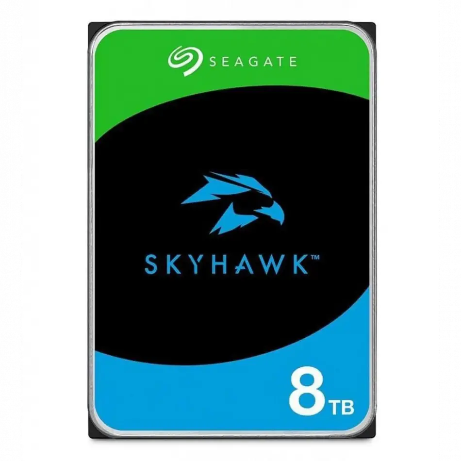 Seagate Skyhawk, St8000vx010, 3.5, 8tb, 256mb, 5400rpm, Güvenlik, Hdd