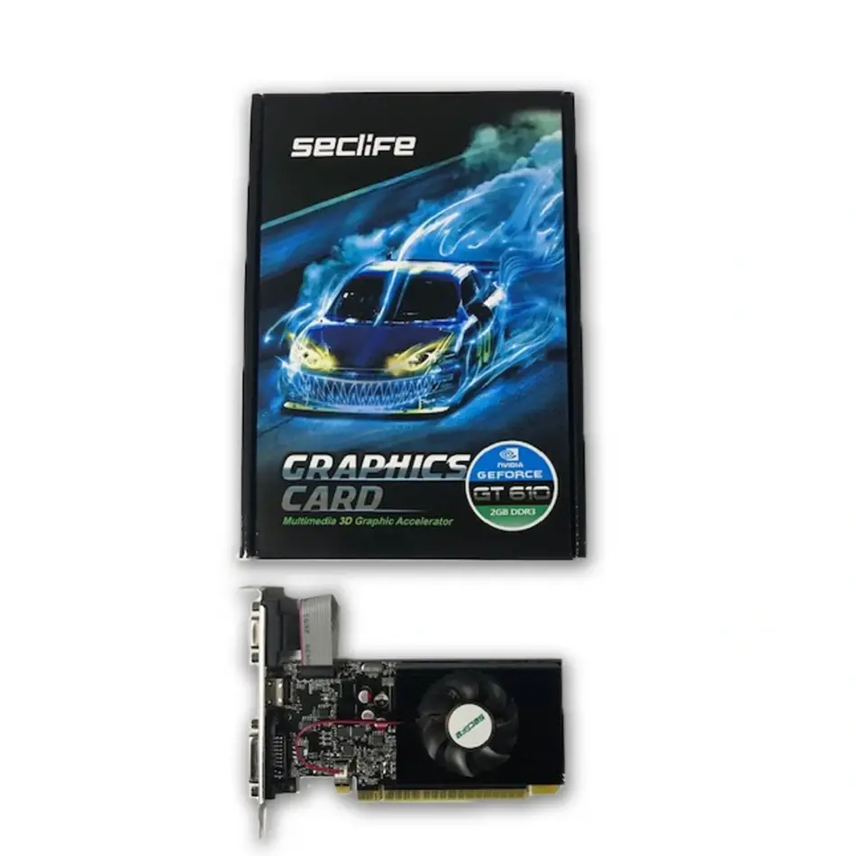 Seclife 2gb Gt610 Ddr3 64bit Hdmi+vga+dvi
