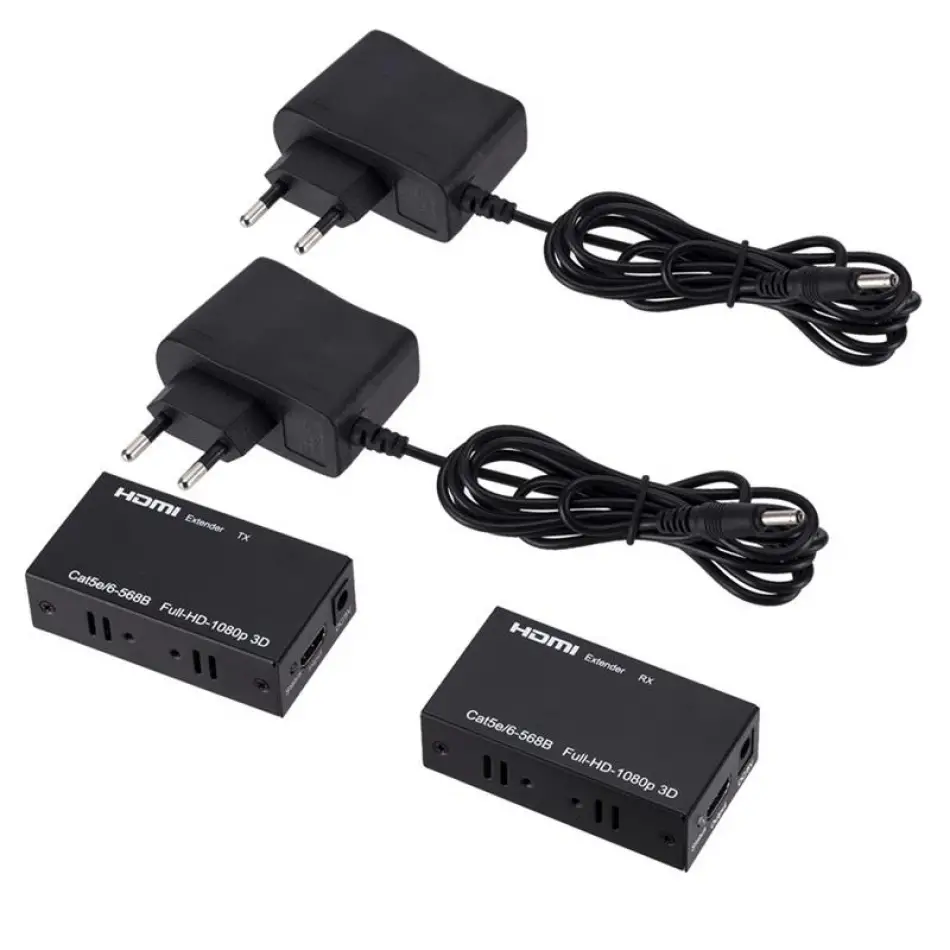 Senseı 60 Metre 1080p Hd-60 Hdtv Extender Expansıon Cat5/cat6 Hdmı