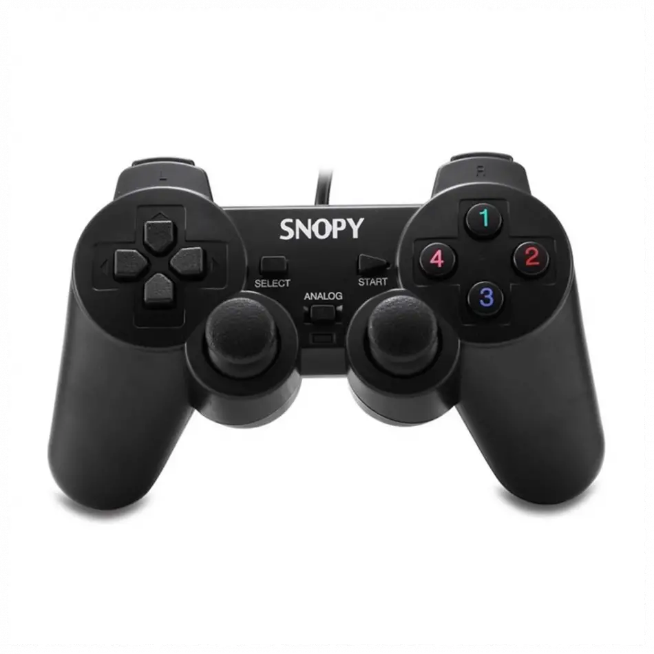 Snopy Sg-401, Usb/pc/ps3, 1.8mt Kablolu, Çift Titreşimli, Gamepad