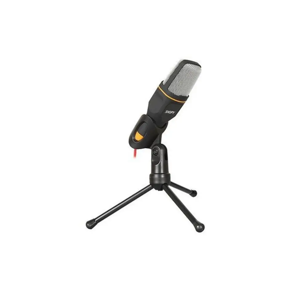 Snopy Sn-340m Masa Üstü Siyah Led Mikrofon