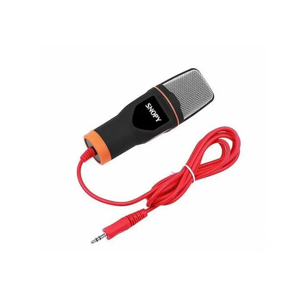 Snopy Sn-340m Masa Üstü Siyah Led Mikrofon