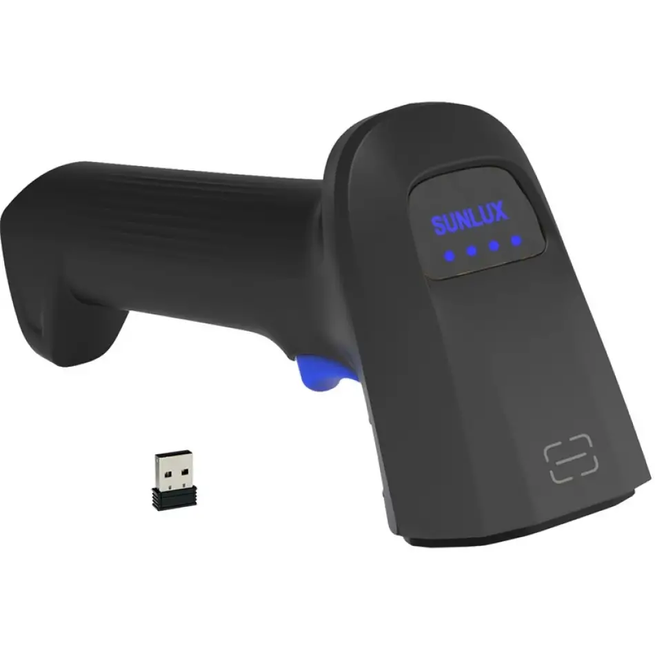 Sunlux Rw10 2d Karekod Kablosuz Barkod Okuyucu + Wıfı Usb Dongle