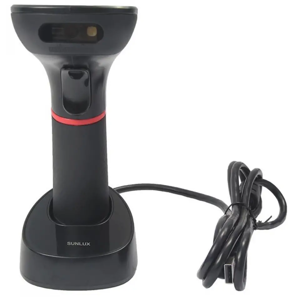 Sunlux Xl-9610 2d Karekod Kablosuz Usb Barkod Okuyucu + Cradle