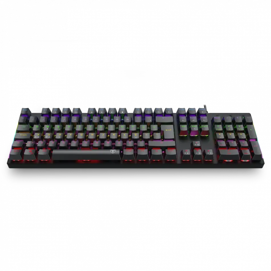 T-dagger Naxos, T-tgk310-bl, Usb Kablolu, Türkçe Q, Rainbow Backlight, Blue Mekanik Switch, 104 Tuşlu, Gaming Klavye
