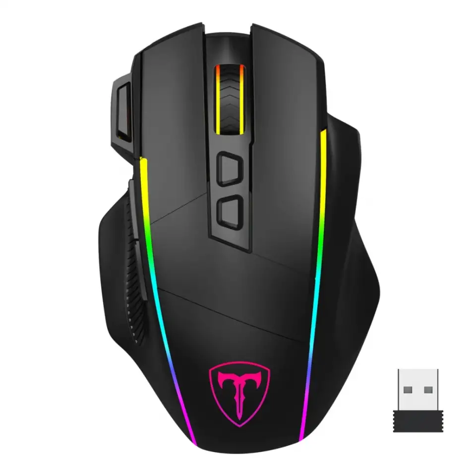 T-dagger Tm330, Roadmaster Wireless, Programlanabilir Rgb Backlight, 8 Buton, Usb Kablolu, Wifi 2.4ghz, Bluetooth, 16.00dpı, Gaming Mouse